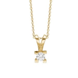 Aagaard - Eternity 8 kt vedhæng med diamant 1X0,03 ct