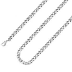 Panser halskæde stål 7 mm.