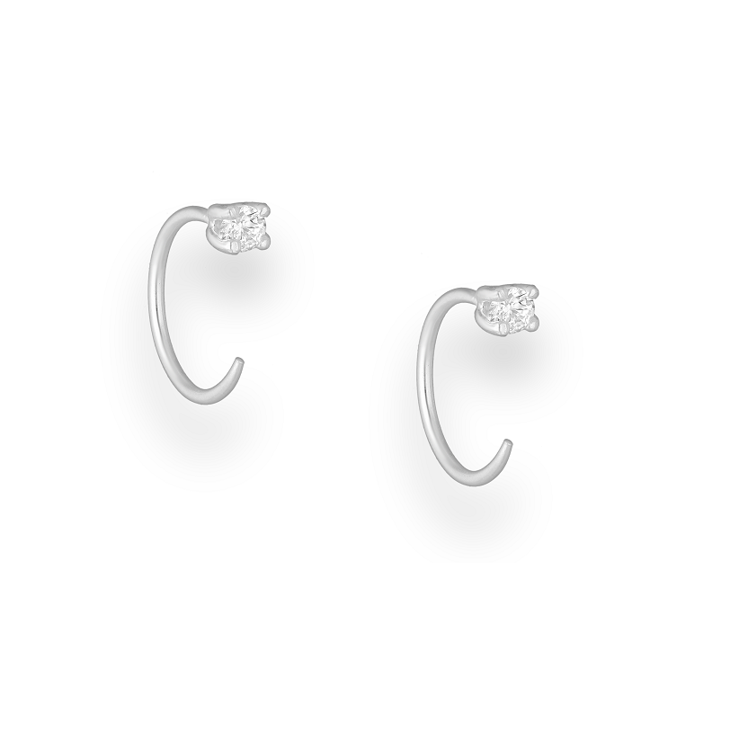 Donnatella - øreringe sølv