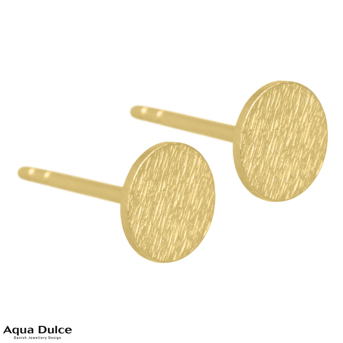 Aqua Dulce - øreringe no. 6 forgyldt