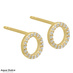 Aqua Dulce - Pam øreringe forgyldt