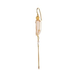 Stine A - Long Baroque Pearl Peach Sorbet (1 stk.)