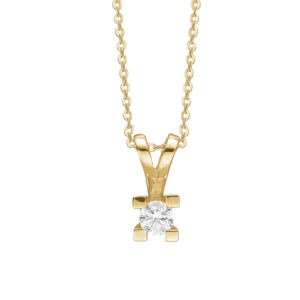 Aagaard - Eternity 14 kt vedhæng med 0,10 ct. diamant