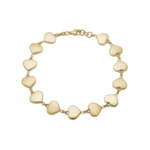 Aagaard 8 kt. Hjerte Armbånd 1601-G8-10