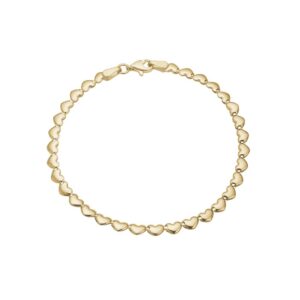 Aagaard 8 kt. Hjerte Armbånd 1601-G8-12