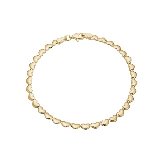 Aagaard 8 kt. Hjerte Armbånd 1601-G8-12