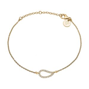 Aagaard - Armbånd Forgyldt cz.