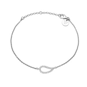 Aagaard - Armbånd sølv cz.