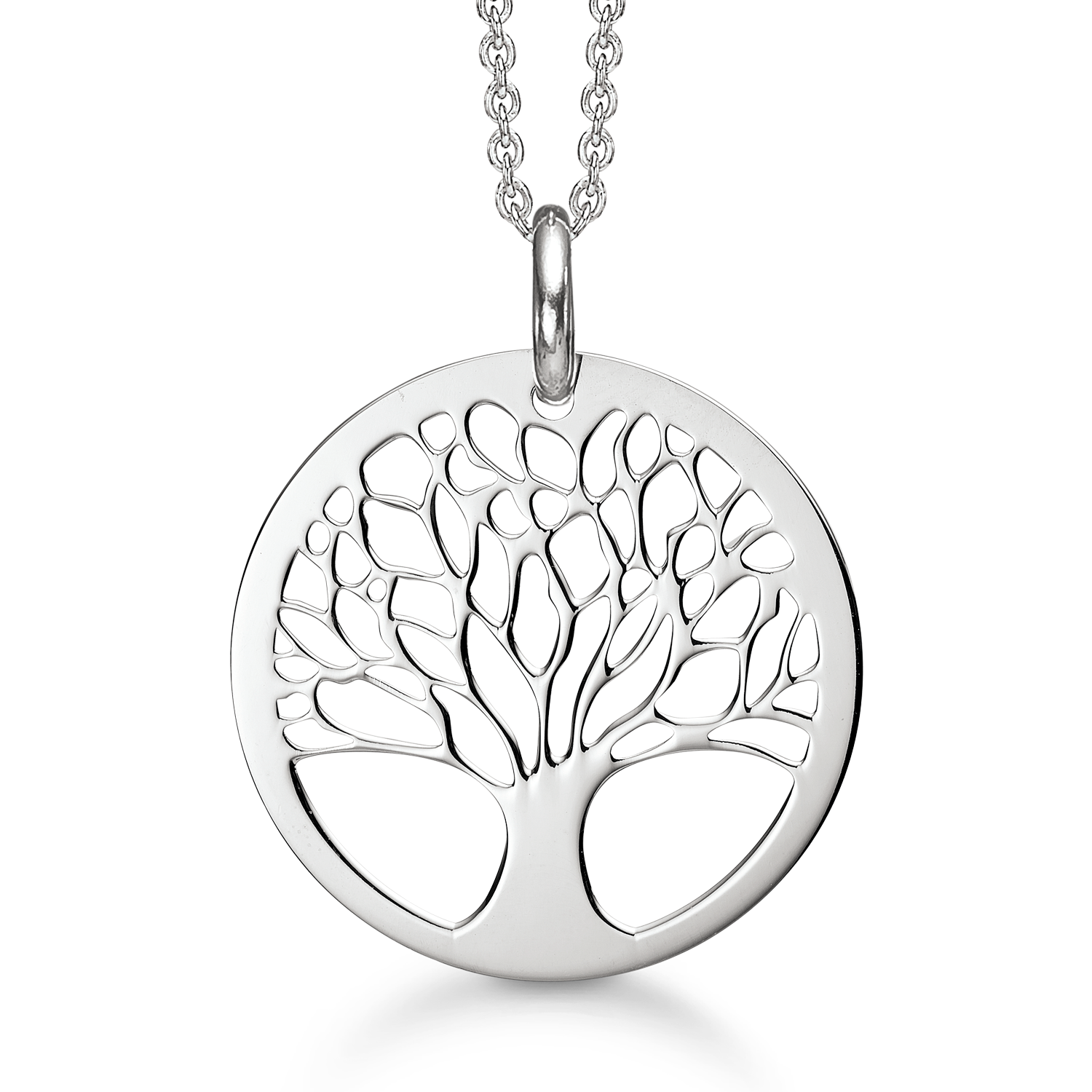 Støvring Design sølv halskæde med Livets træ