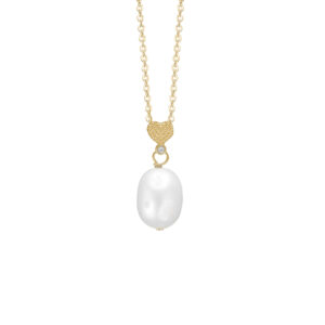 Aagaard 8 kt. Halskæde med barok perle 1680-G8-19-45