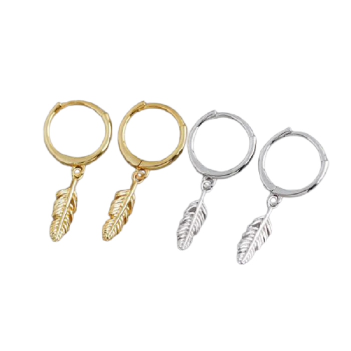 Donnatella - øreringe i sølv eller forgyldt