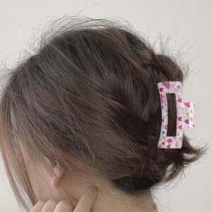 Hårklemme med lyserøde hjerter