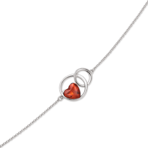 Støvring Design - Armbånd i sølv med rav