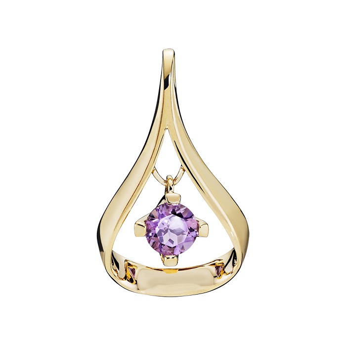 Lund Copenhagen 8 Kt. Ametyst Vedhæng 3081089-01