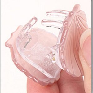 Hårklemme - Lyserød Musling Small