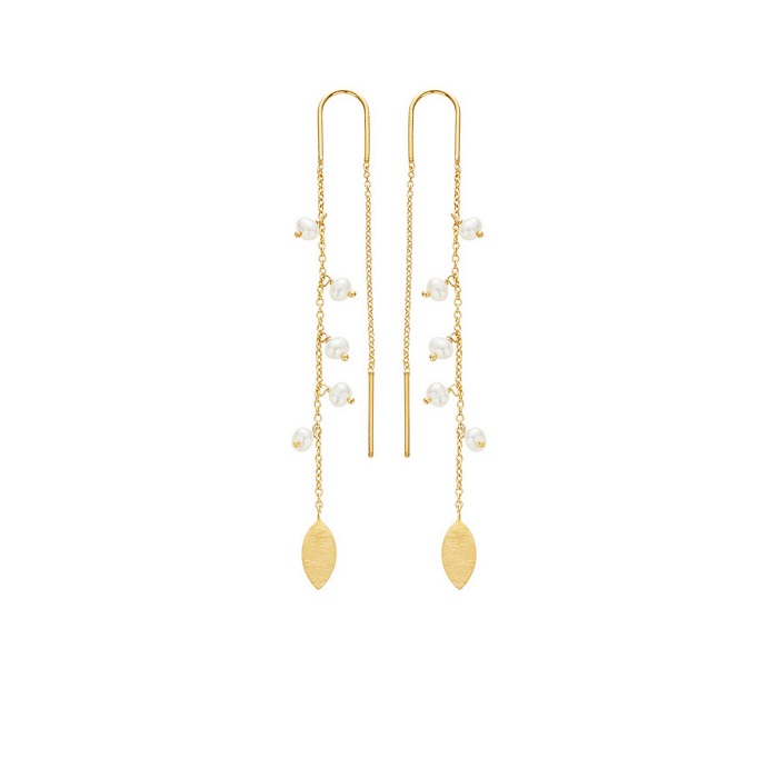 Susanne Friis Bjørner - Øreringe i forgyldt