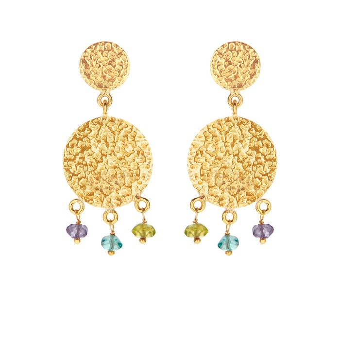 Susanne Friis Bjørner - Øreringe i forgyldt