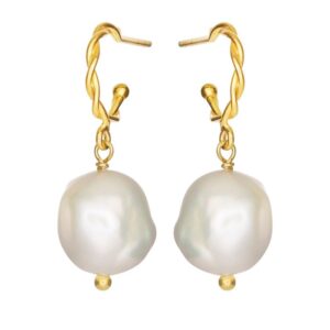 Susanne Friis Bjørner - Øreringe i forgyldt