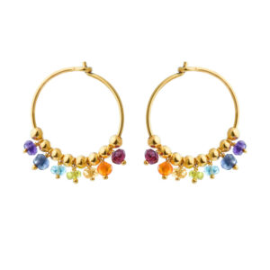 Susanne Friis Bjørner - Øreringe i forgyldt