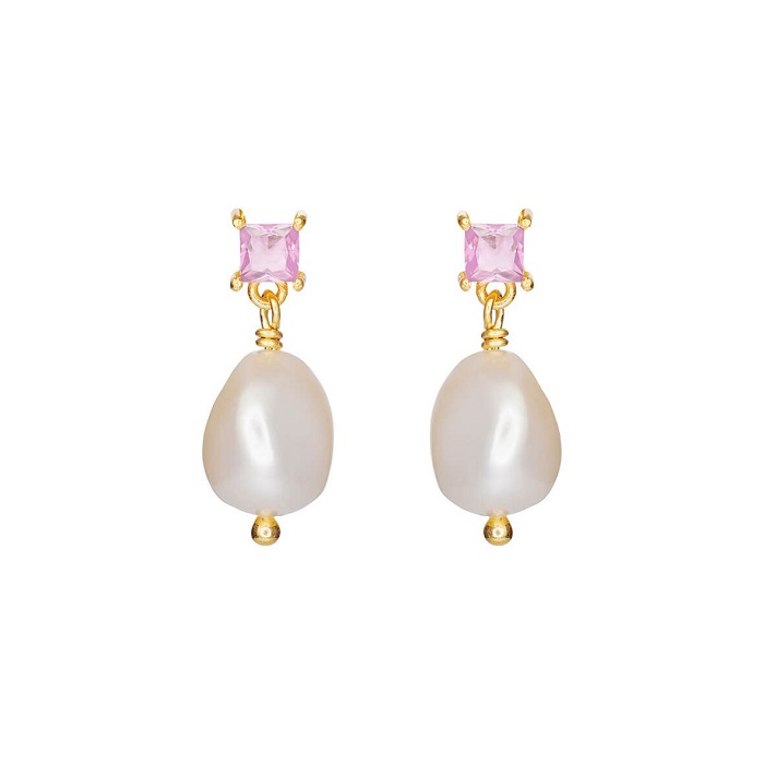 Susanne Friis Bjørner - Øreringe i forgyldt