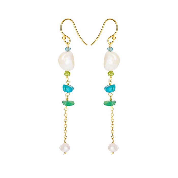 Susanne Friis Bjørner - Øreringe i forgyldt