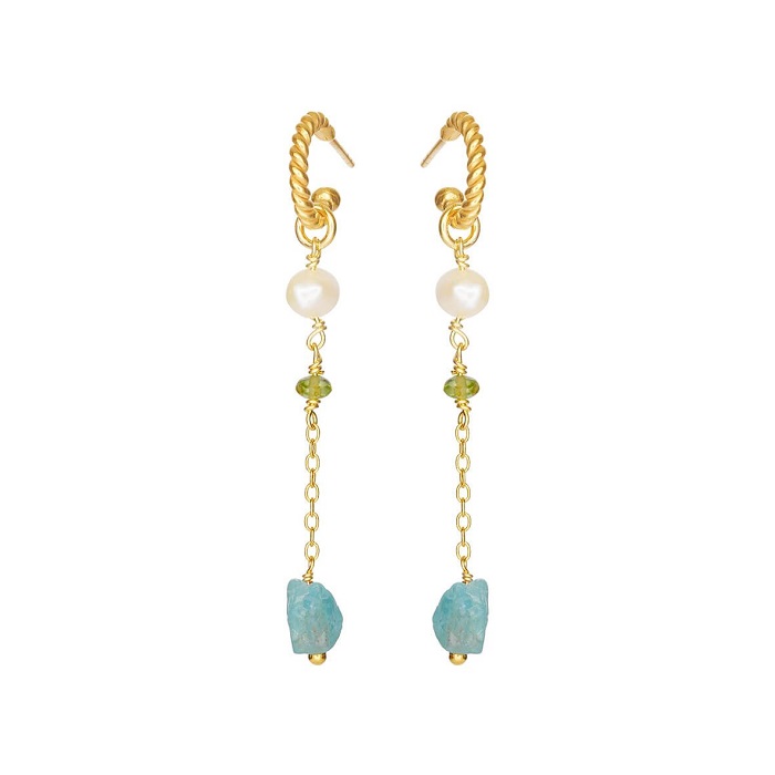 Susanne Friis Bjørner - Øreringe i forgyldt