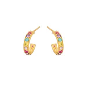 Susanne Friis Bjørner - Øreringe i forgyldt 5648-2-571