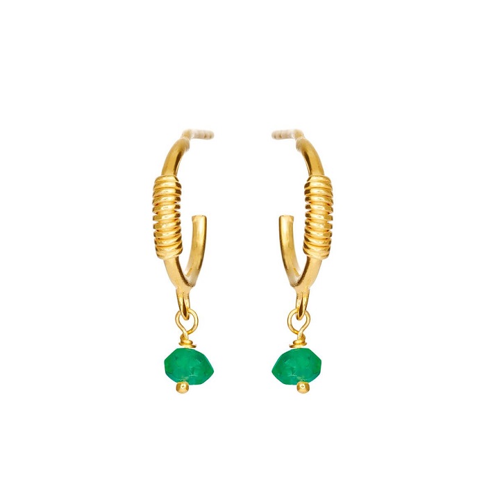 Susanne Friis Bjørner - Øreringe i forgyldt