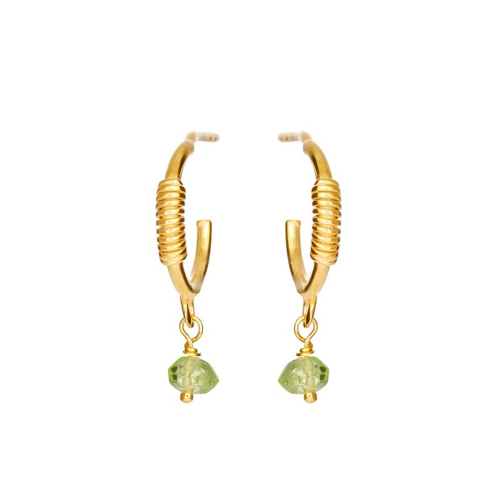 Susanne Friis Bjørner - Øreringe i forgyldt