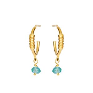 Susanne Friis Bjørner - Øreringe i forgyldt