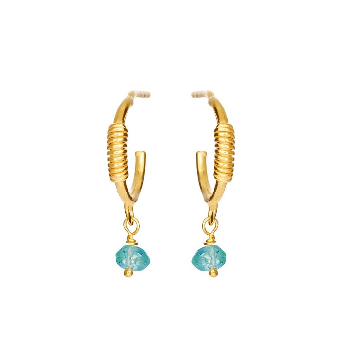 Susanne Friis Bjørner - Øreringe i forgyldt