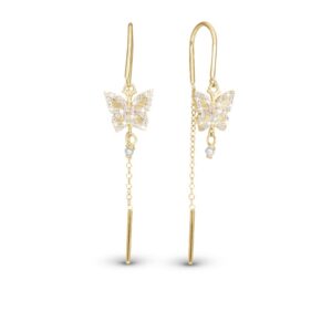 Christina øreringe Sparkling Butterfly 670-G85