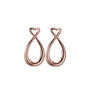 Christina Heart øreringe rosaforgyldt 670-R14HEART