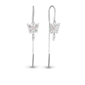 Christina øreringe Sparkling Butterfly 670-S85