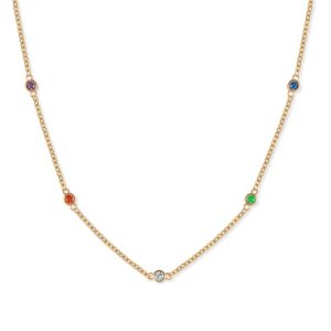 "Karah" halskæde forgyldt sølv