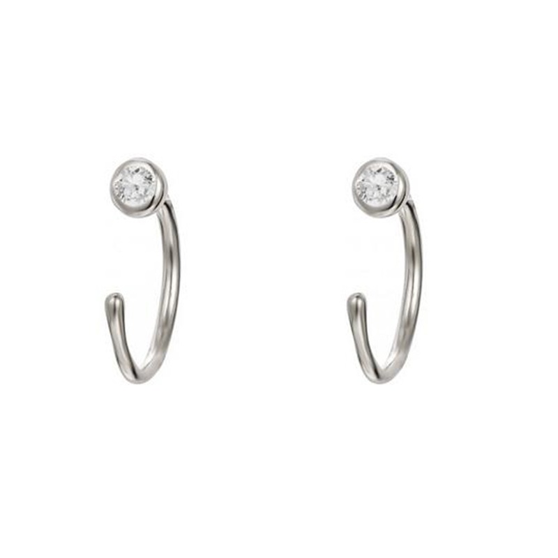 "Alva" øreringe sølv