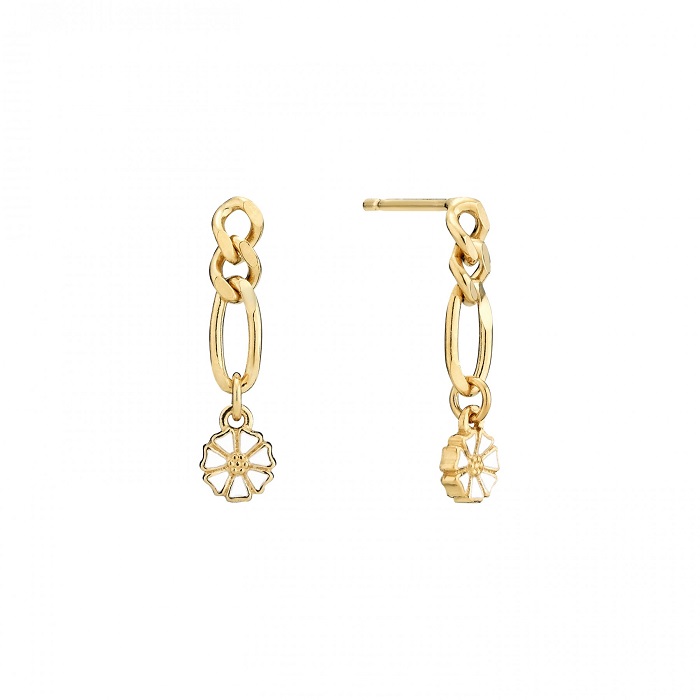 Lund Copenhagen marguerit øreringe 9095071-6-M