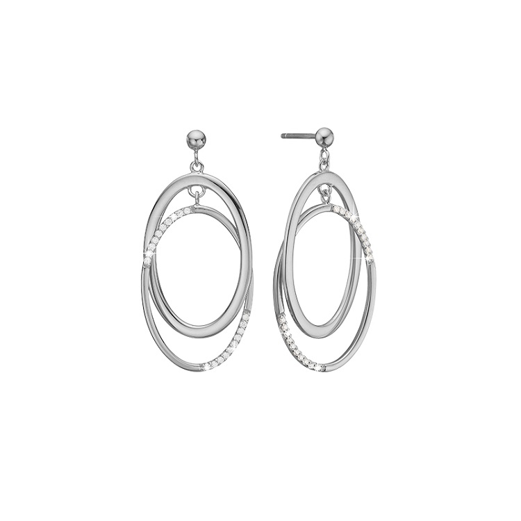 Aagaard øreringe - Solskin - sølv