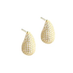 Aqua Dulce øreringe Pavé 6102