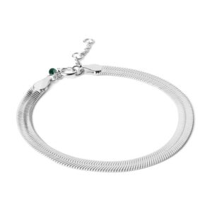 Enamel - armbånd Carla sølv