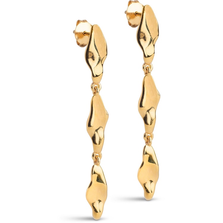 Enamel India medium øreringe E435G