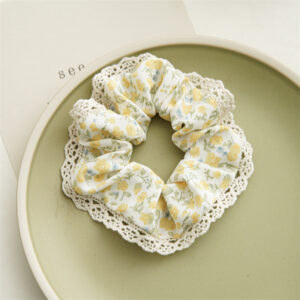 Hårelastik gule blomster