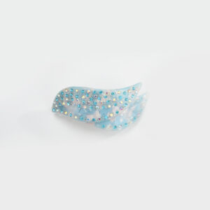 Hårklemme - Lyseblå med cz