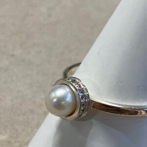 Spirit Icons Ring med perle i str. 54