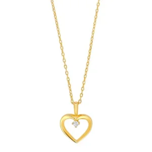 Joanli Nor Hjerte halskæde OdaNor 20452345900