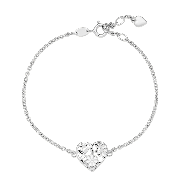 Lund Copenhagen marguerit hjerte armbånd 9015095-H