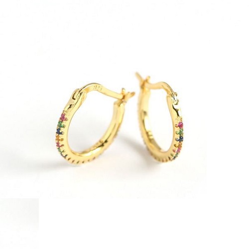 "Meluca" øreringe forgyldt