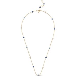 Enamel Lola Bold halskæde N137GMarine