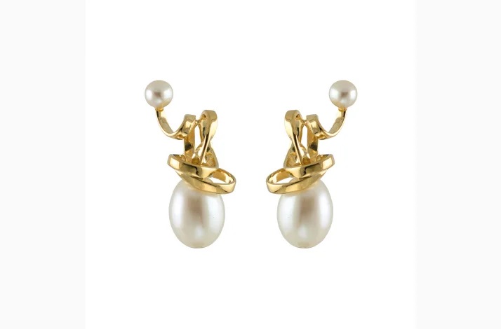 Rabinovich Serpentine 14 karat guld øreringe 62650501