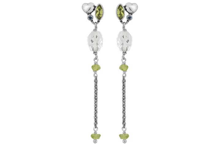 Rabinovich Tinted Heart øreringe 75016469